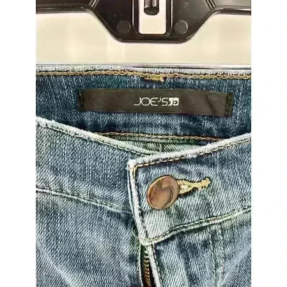 Joe's Womens Jeans 98% Cotton Blue Denim Jean Sharpay Shorts Size 25 Casual